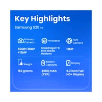 Samsung S25 5G 12GB 256GB Mint