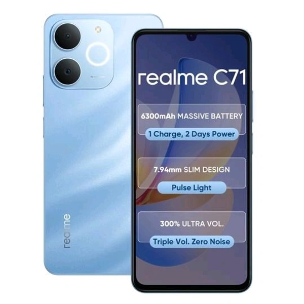 Realme C71 64 GB, 4 GB RAM, Blue,
