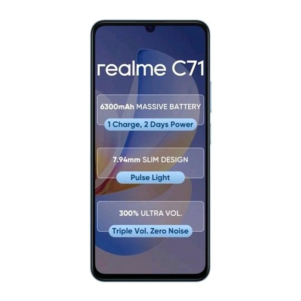 Realme C71 64 GB, 4 GB RAM, Blue,