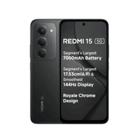 Redmi 15 5G | 6.9 inches Display | Xiaomi HyperOS 2 | Snapdragon® 6s Gen 3 Mobile Platform | 50MP Main Camera | 8MP Front Camera | 7000 mAH Battery - Sandy Purple, 6+128