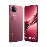 Vivo V50 | AMOLED Display | Qualcomm Snapdragon 7gen | Android 15 | Funtouch OS 15 | 50MP Triple rear camera | 50MP Front camera - Rose Red, 8+256