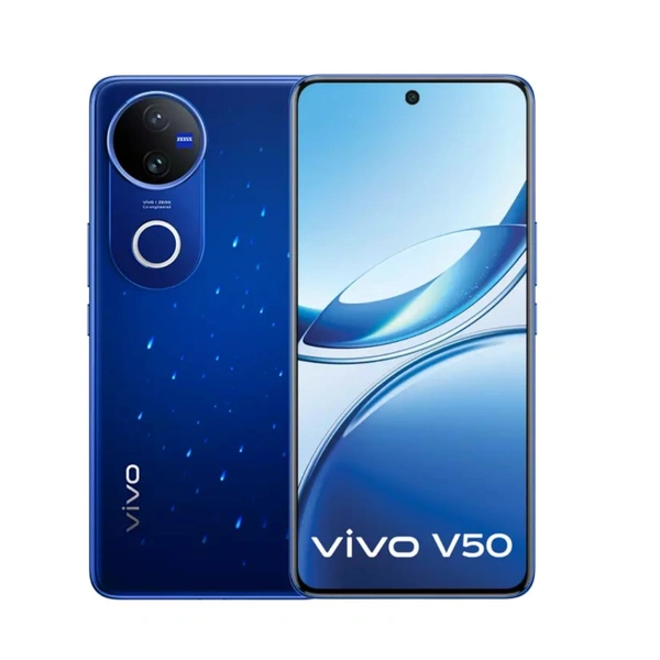 Vivo V50 | AMOLED Display | Qualcomm Snapdragon 7gen | Android 15 | Funtouch OS 15 | 50MP Triple rear camera | 50MP Front camera - Rose Red, 8+256