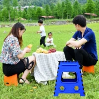 18 Inches Plastic Foldable Pick n Move Strong Step Stool Table