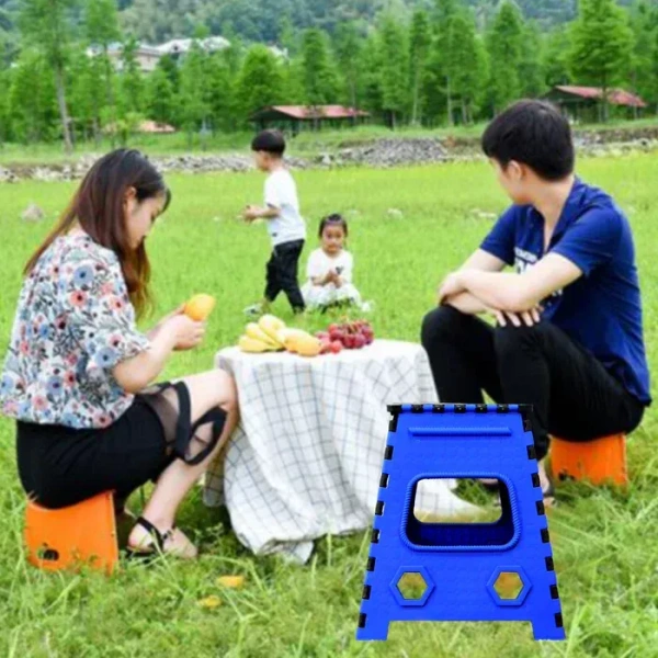 18 Inches Plastic Foldable Pick n Move Strong Step Stool Table