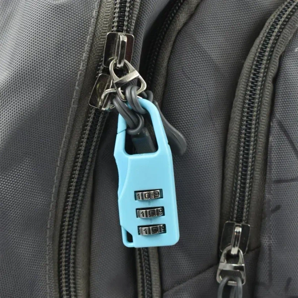 3 DIGIT LUGGAGE LOCK AND TOOL USED WIDELY IN ALL SECURITY PURPOSES OF LUGGAGE ITEMS AND MATERIALS.