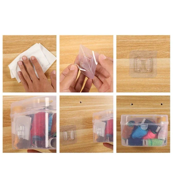 ( 3 Pair ) WALL HOOKS HEAVY DUTY