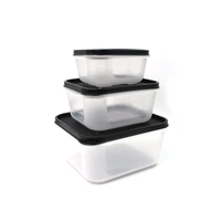 3 PC SQUARE CONTAINER USED BY VARIOUS TYPES OF PEOPLES FOR STORING THEIR TYPES OF STUFFS AND ALL PURPOSES.