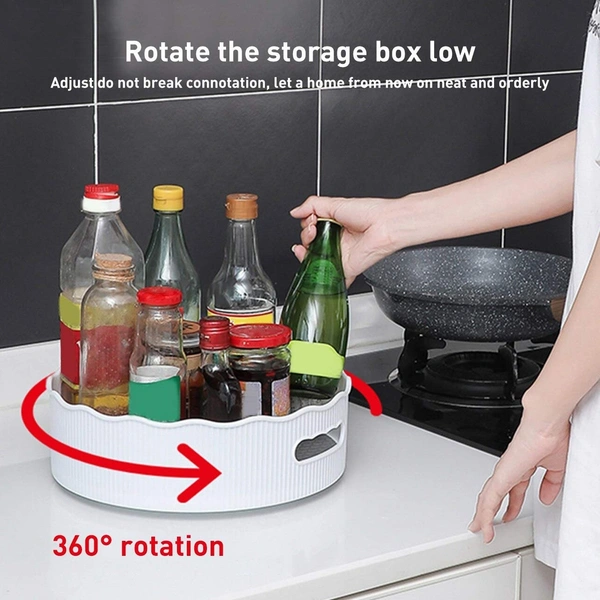 360° ROTATING ORGANIZER TRAY MULTI- FUNCTION ROTATING TRAY