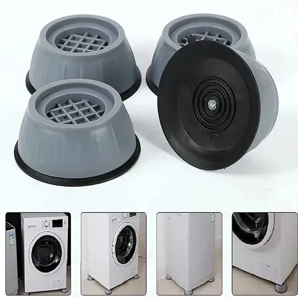 4 Pcs Anti Vibration Pad for Appliances Washing Machine Stand (Medium)
