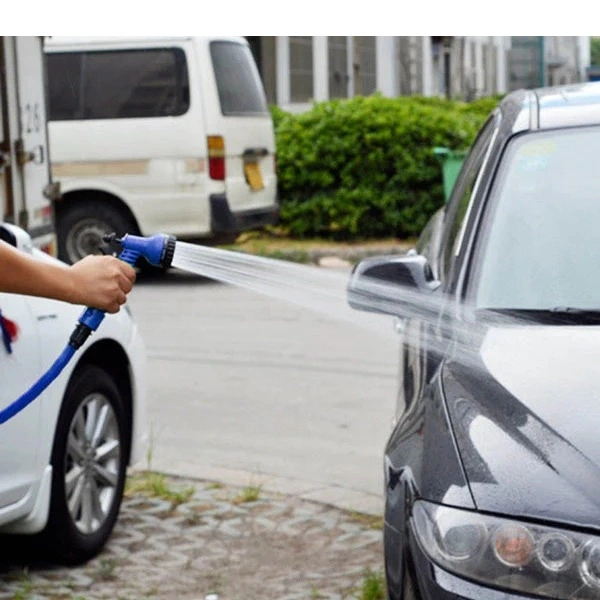 50 FT EXPANDABLE HOSE PIPE NOZZLE FOR GARDEN WASH CAR BIKE WITH SPRAY GUN