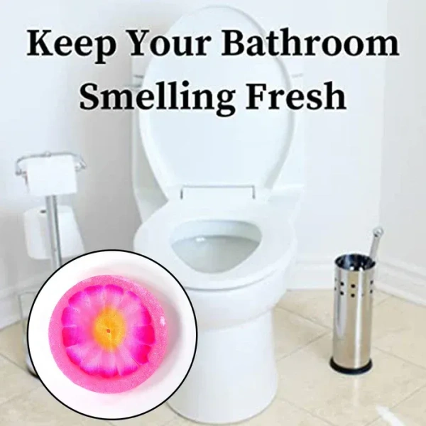 Air freshener Flowers Block for Bathroom and Toilet