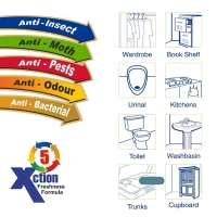 Air freshener Flowers Block for Bathroom and Toilet