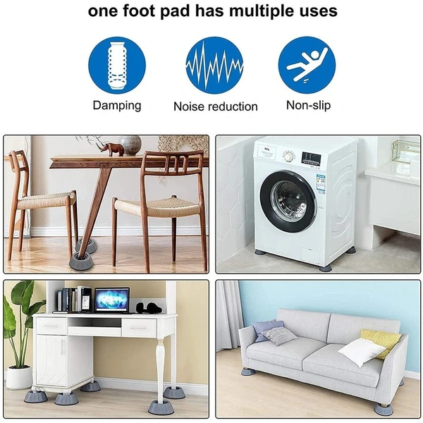 ANTI VIBRATION PADS WITH SUCTION CUP FEET FRIDGE
