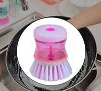 CLEANING BRUSH WITH LIQUID SOAP DISPENSER