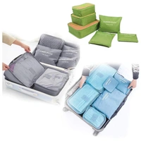 CLOTH ORGANIZER POUCH LAUNDRY ZIPPER BAGS (6 PCS)