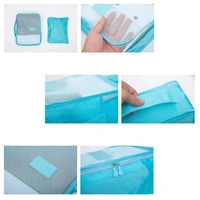 CLOTH ORGANIZER POUCH LAUNDRY ZIPPER BAGS (6 PCS)