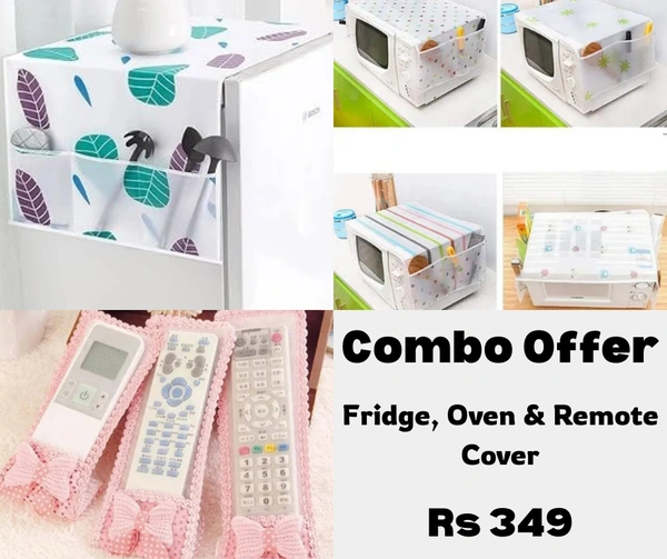 Combo Offer Fridge + Oven + Remote Cover