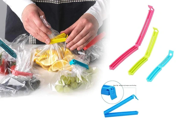 FOOD CLIP (18 PCS, MULTICOLOUR)