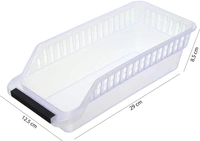 KITCHEN PLASTIC SPACE SAVER ORGANIZER BASKET RACK (4 PC)