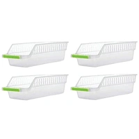 Kitchen Plastic Space Saver Organizer Basket Rack