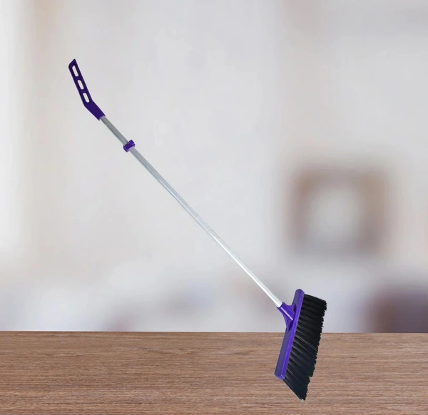LONG HANDLE DUSTPAN AND BRUSH 2 PIECE SET FOR SWEEPING CLEANING HOME OFFICE