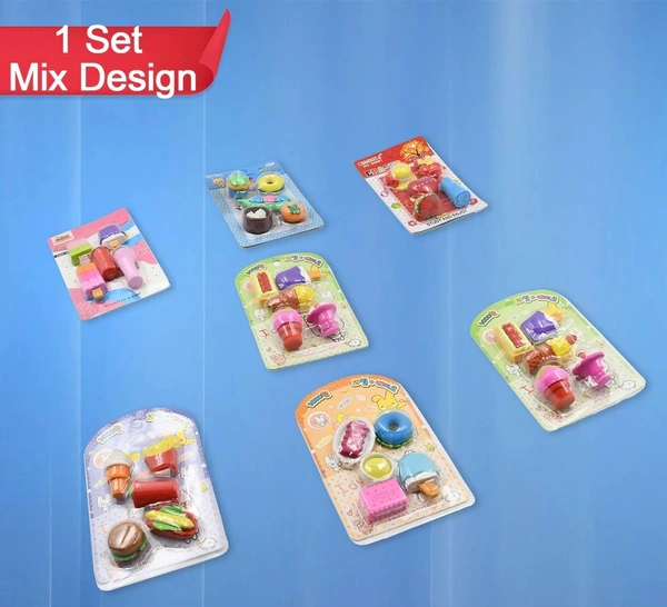 MIX DESIGN ERASER (1 SET)