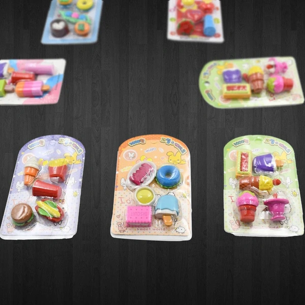MIX DESIGN ERASER (1 SET)