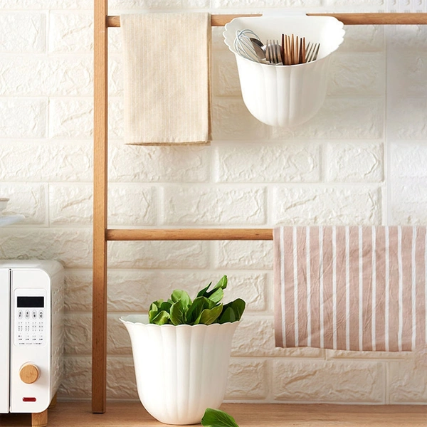 Mounted Multifunction Waste Bin Storage Bucket Hanging Trash Can Garbage Bin