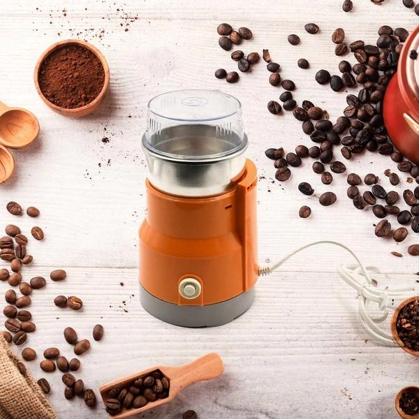 MULTI FUNCTION SMALL FOOD GRINDER GRAIN GRINDER, PORTABLE COFFEE BEAN SEASONINGS SPICES MILL POWDER MACHINE SMALL KITCHEN APPLIANCES FOR HOME AND OFFICE