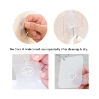 Multipurpose Strong Small Stainless Steel Adhesive Wall Hooks