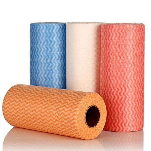 Non Wooven Fabric Disposable Handy Wipe Cleaning Cloth Roll, tissue (40 Pulls)