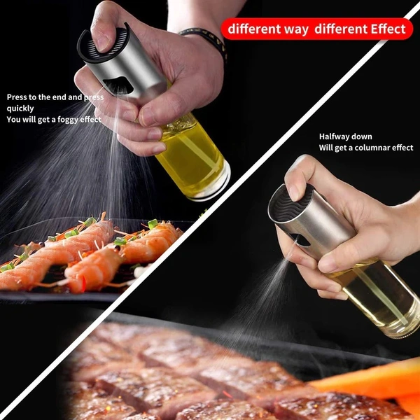 OIL SPRAYER DISPENSER, OIL VERSATILE GLASS SPRAY BOTTLE FOR COOKING & MULTI USE BOTTLE (Glass bottle)