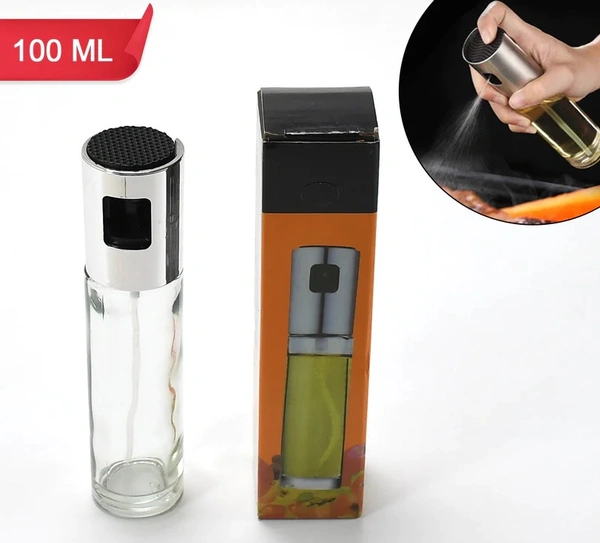OIL SPRAYER DISPENSER, OIL VERSATILE GLASS SPRAY BOTTLE FOR COOKING & MULTI USE BOTTLE (Glass bottle)