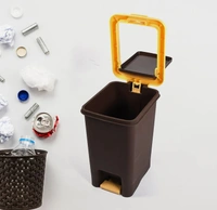 PLASTIC PUSH N PEDAL DUSTBIN ( 7 LTR. )