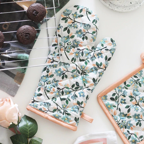 Professional Cotton Oven Mitt gloves, oven gloves