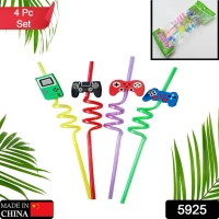 REUSABLE STRAWS (4 PC SET)