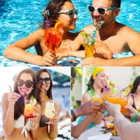 REUSABLE STRAWS (4 PC SET)