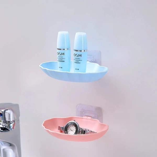 Sea Shell Wall Mounted Soap Rack - Drain Bathroom Rack