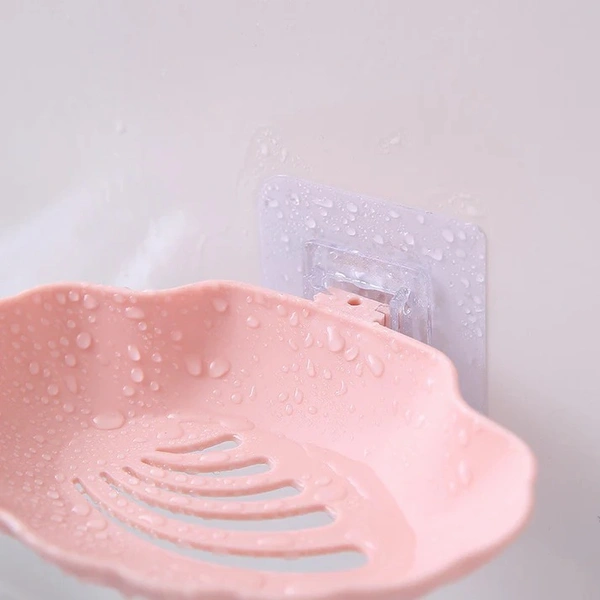 Sea Shell Wall Mounted Soap Rack - Drain Bathroom Rack