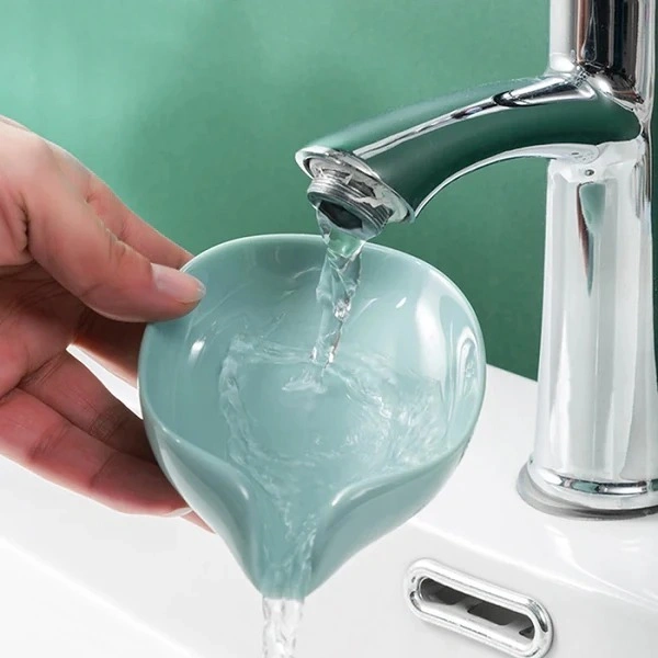 SELF DRAINING SOAP HOLDER