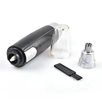 SHARP NEW EAR AND NOSE HAIR TRIMMER PROFESSIONAL HEAVY DUTY STEEL NOSE CLIPPER BATTERY-OPERATED.
