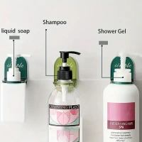 Shower Gel Bottle Holder, Wall Mounted Hook