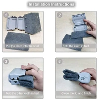 Sliding Window Cleaning Brush (Random Color)