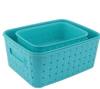 SMART BASKETS FOR STORAGE(SET OF 3) SKY BLUE