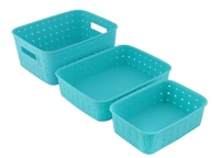 SMART BASKETS FOR STORAGE(SET OF 3) SKY BLUE