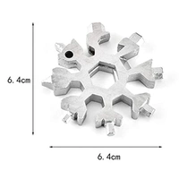 Snowflake Multi-Tool Stainless Steel Snowflake Bottle Opener