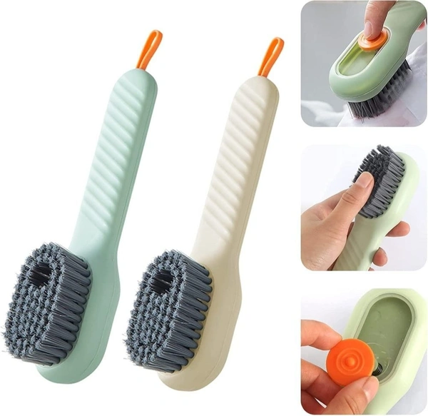 Soap Dispensing Shoe Cleaning Brush