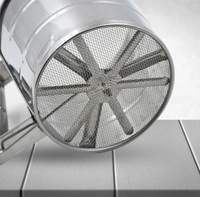 STAINLESS STEEL FLOUR SIFTER, ATTA CHALNI