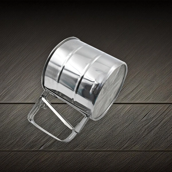 STAINLESS STEEL FLOUR SIFTER, ATTA CHALNI