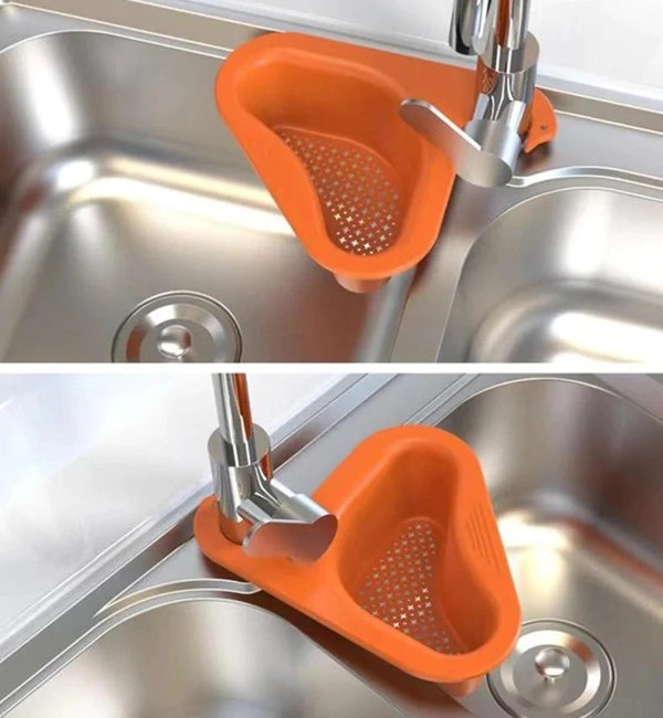 SWAN DRAIN STRAINER FOR DRAINING KITCHEN WASTE IN SINKS AND WASH BASINS.
